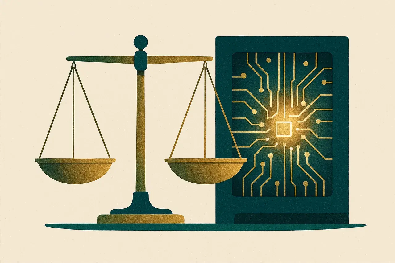 Editorial illustration for The Cost Savings Question: What AI in Legal Actually Owes Its Clients