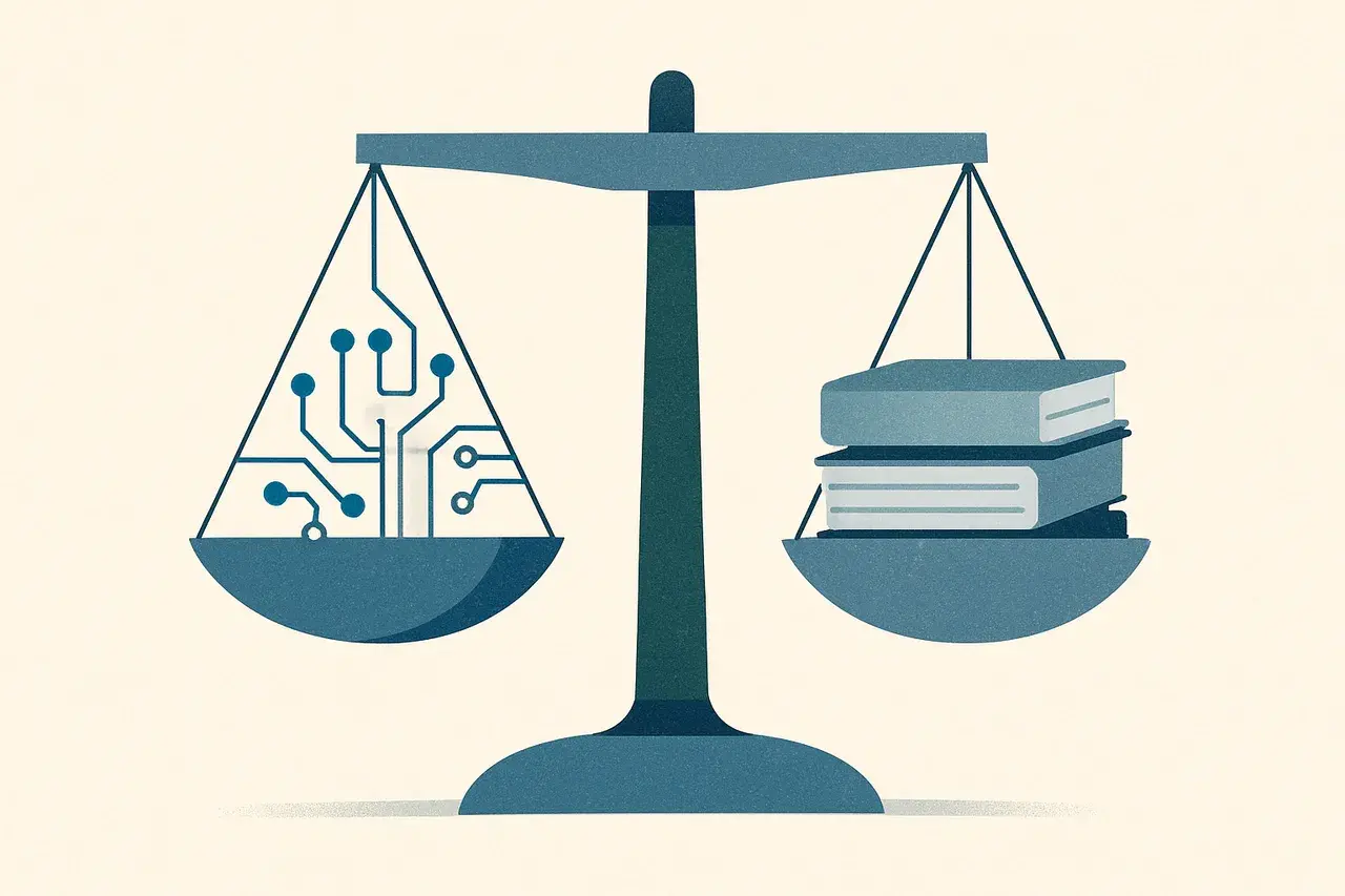 Editorial illustration for The Cost Savings Question: What AI in Legal Actually Owes Its Clients