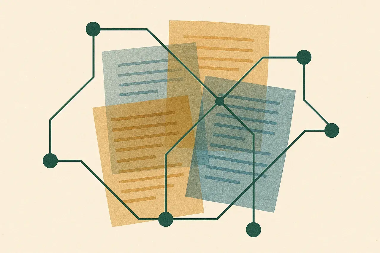 Editorial illustration for When the Words Come From Outside: Authorship, AI and the Contracts Your Team Signs Off On