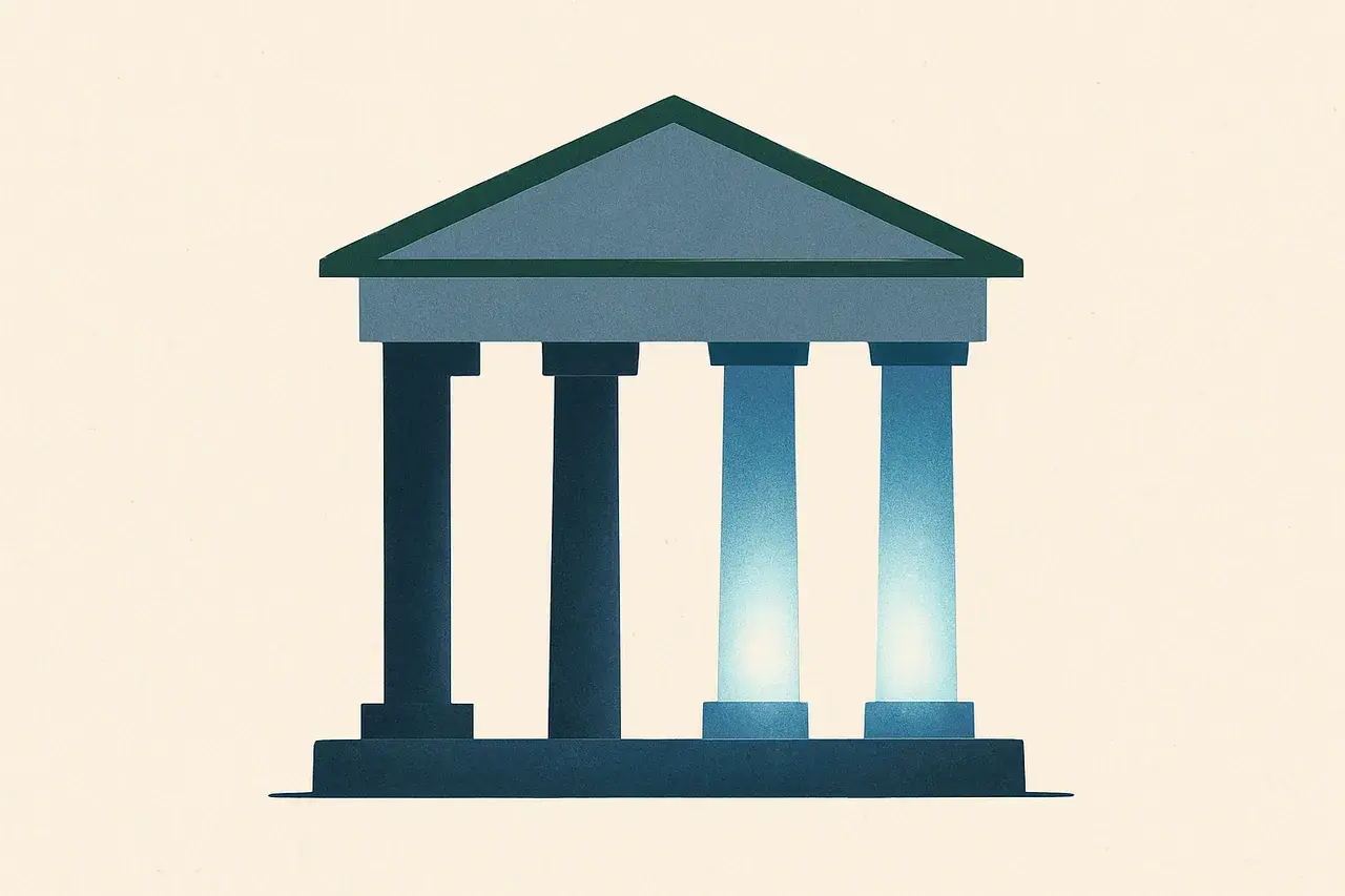 Editorial illustration for When BigLaw Contracts, In-House Teams Must Expand Their Thinking