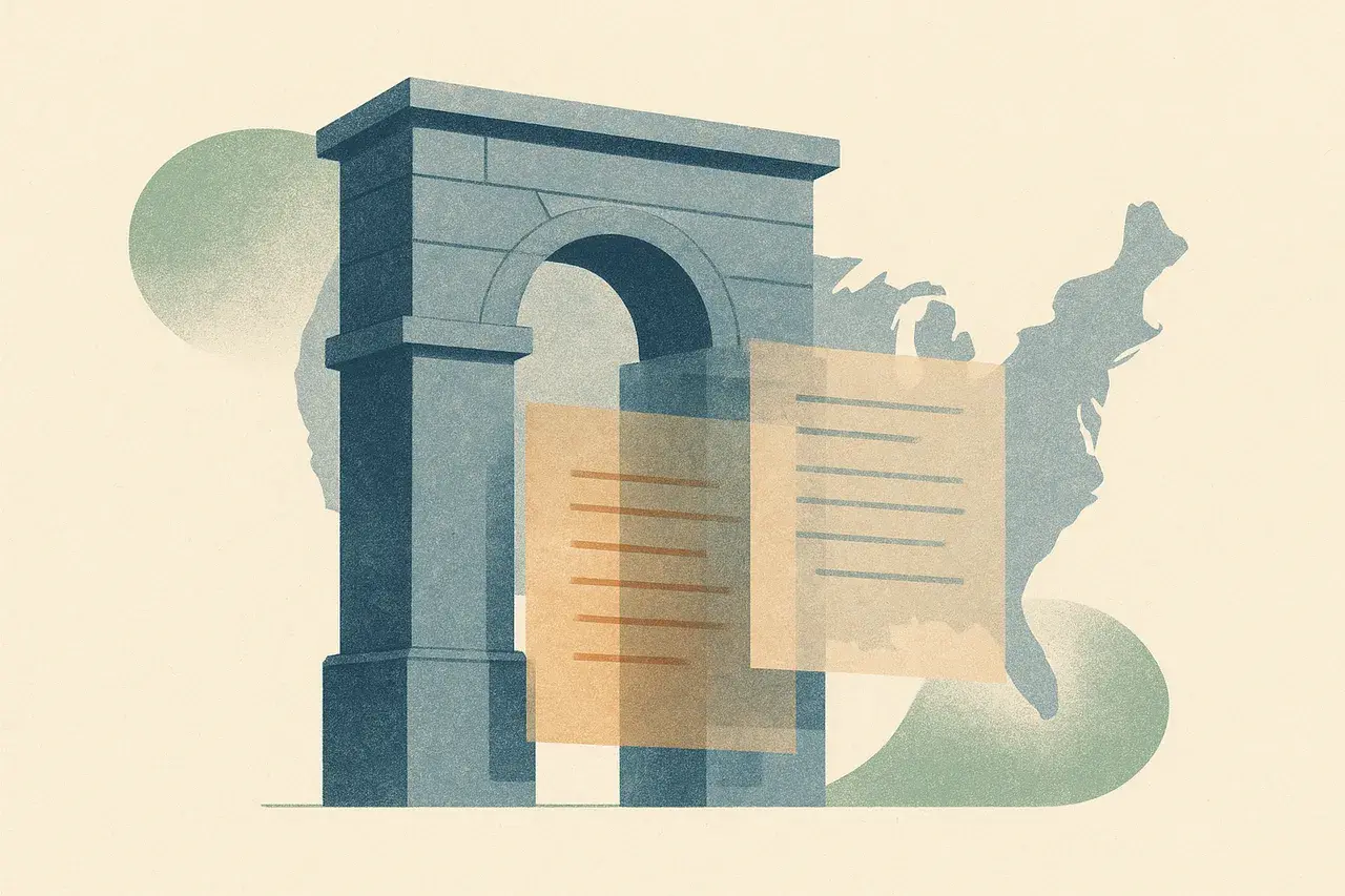 Editorial illustration for Birthright Citizenship and the Supreme Court: What the Trump Administration's Case Means for Immigration Contracts and Compliance