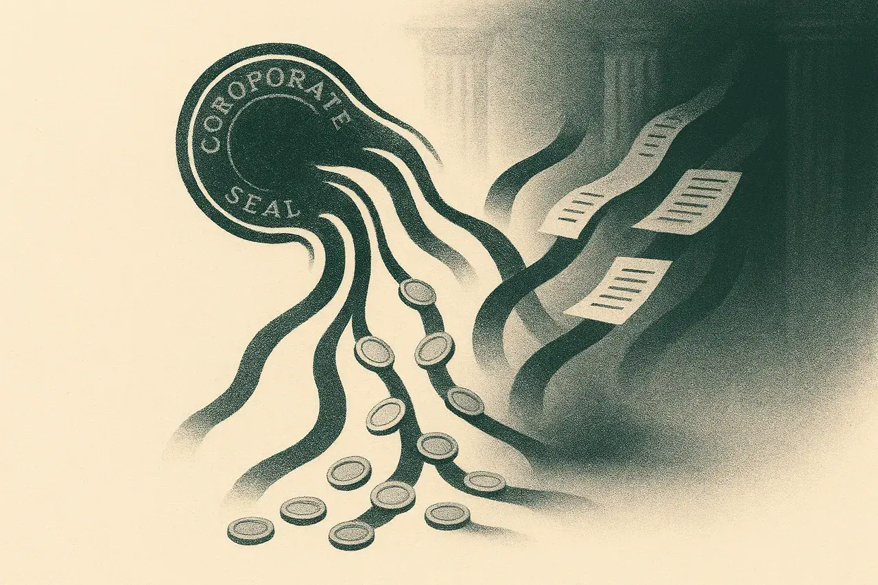 Editorial illustration for Dark Money, Campaign Finance Law, and What the Supreme Court's Citizens United Legacy Means for Contracts in 2026