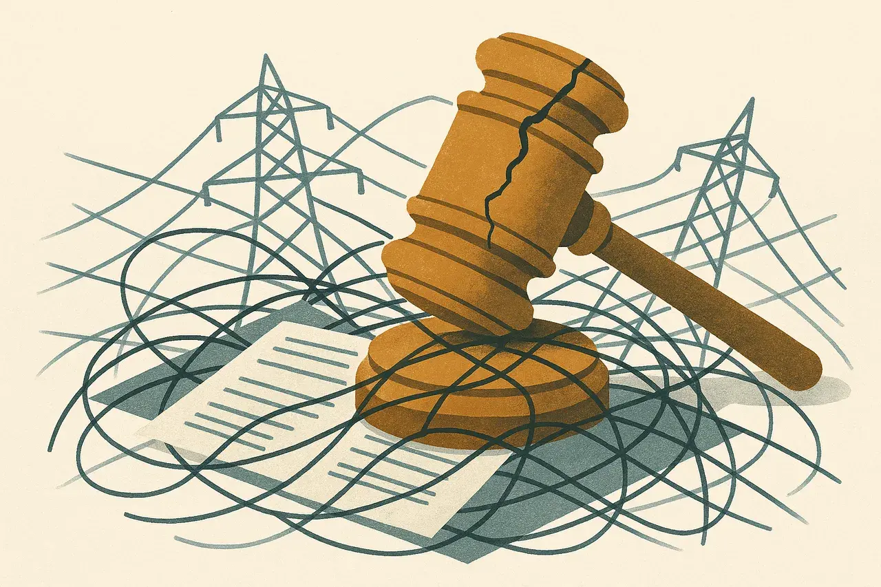 Editorial illustration for Coal Plant Contracts and Grid Reliability Orders: What the Michigan Court Ruling Means for Energy Procurement Teams