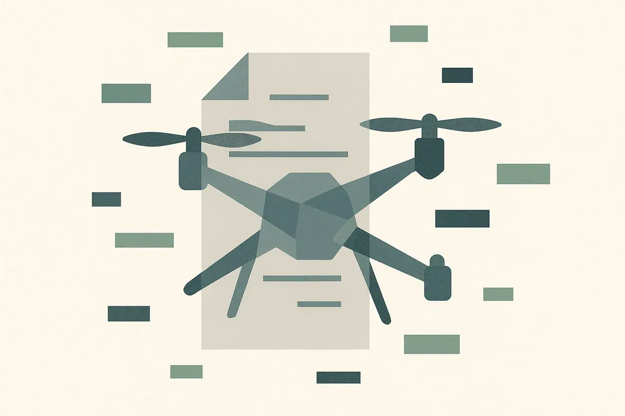 Editorial illustration for Drone Warfare and International Humanitarian Law: What GCs and Law Firms Must Know Now
