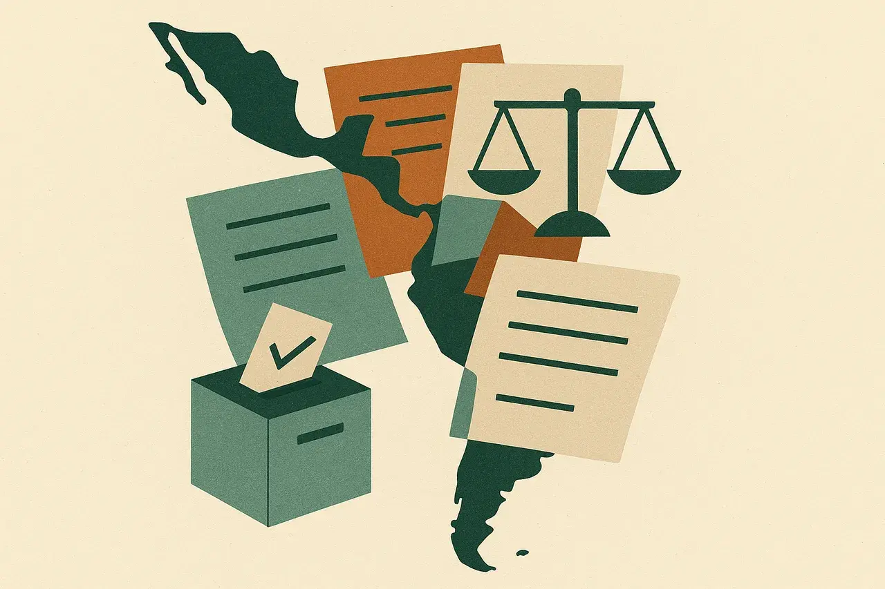 Editorial illustration for Environmental Defenders, Civic Space, and Contract Risk: What GCs Must Know About Activist Sanctions in Latin America