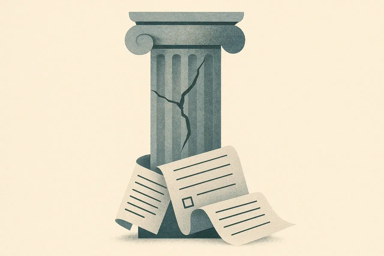 Editorial illustration for When the Court Says No: What Executive Overreach Teaches In-House Teams About Contractual Risk