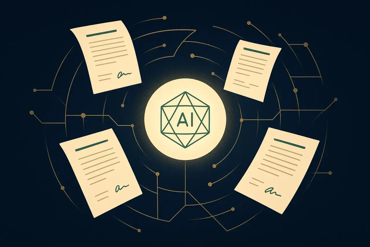 Editorial illustration for Google Gemini for Legal Teams: What the Cloud AI Push Means for Contract Lifecycle Management