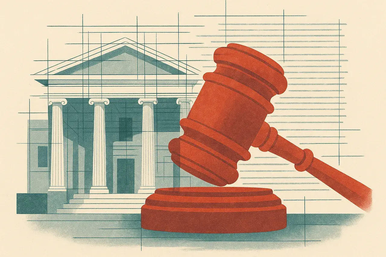 Editorial illustration for Injunctions Against Government Construction Projects: What the White House Ballroom Case Teaches Contract and Compliance Teams