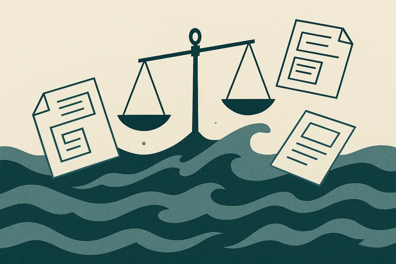 Editorial illustration for When Judges Signal Frustration: What Courtroom Turbulence Means for Contract Risk Teams