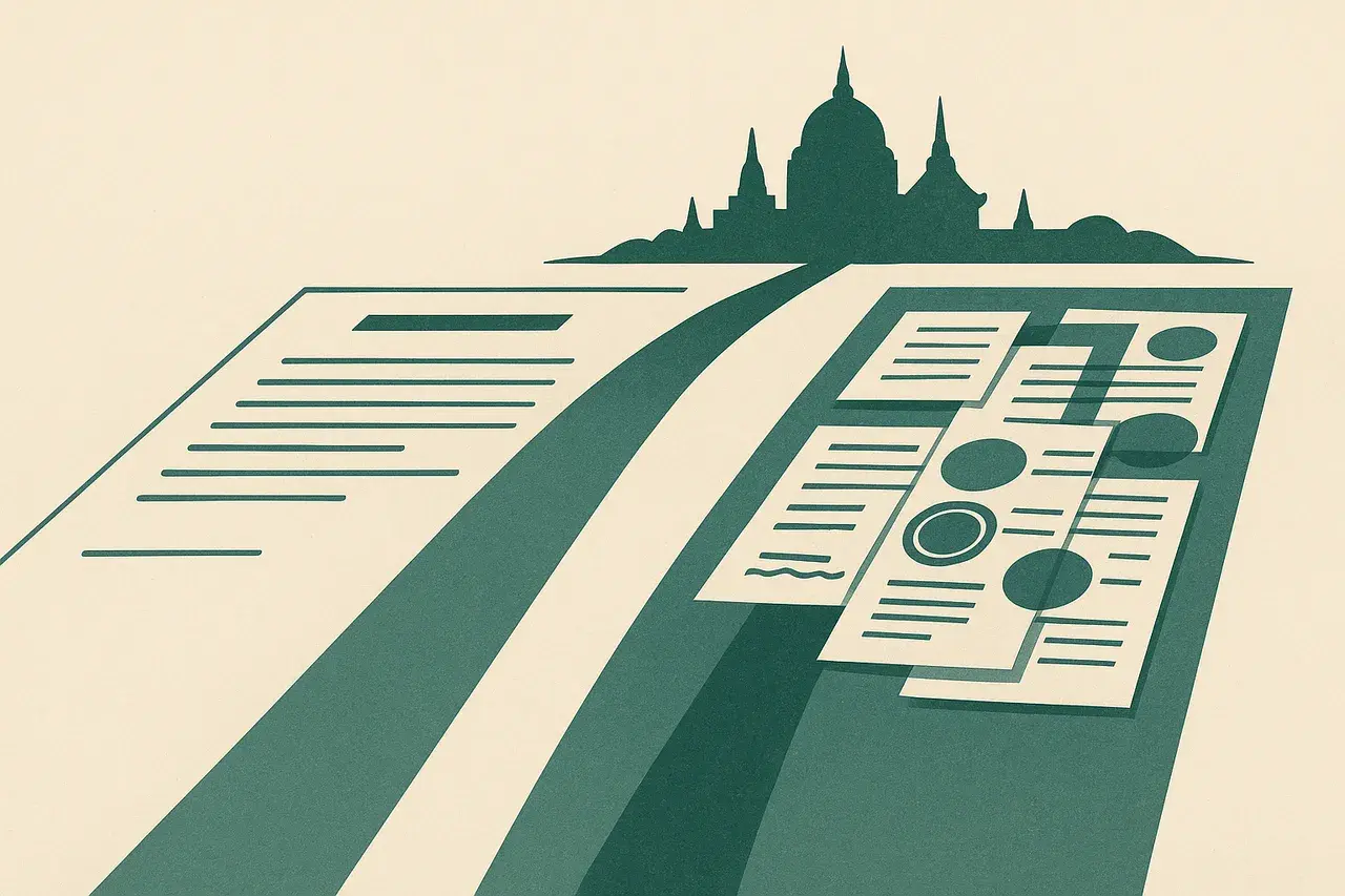 Editorial illustration for Nationality in the Fine Print: How Philippine Immigration Law Creates Unequal Burdens for Foreign Spouses