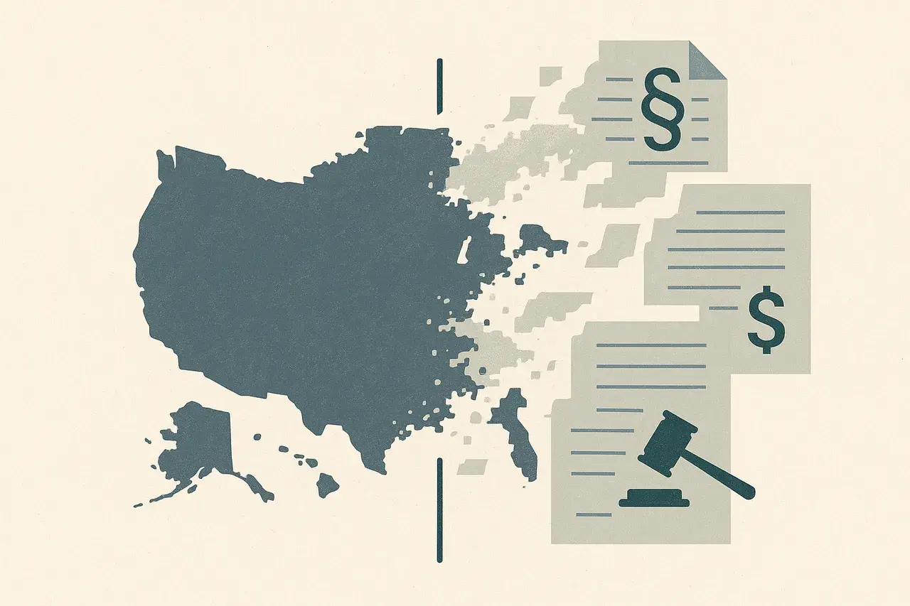 Editorial illustration for When Political Rhetoric Reshapes Maps: Contract and Compliance Risks for Businesses Operating in US States
