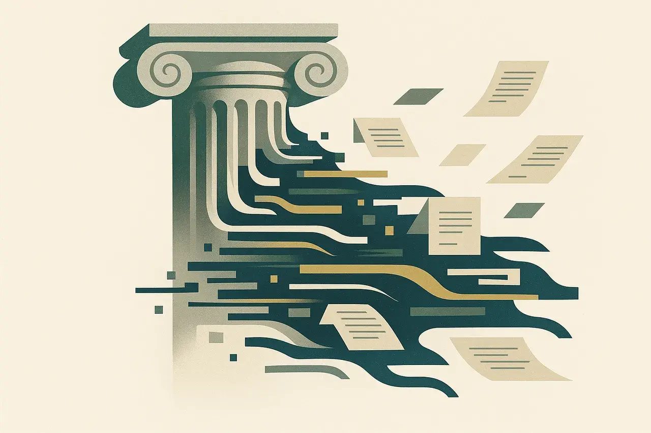 Editorial illustration for Supreme Court AI and Contract Law: What the Highest Courts Are Starting to Signal