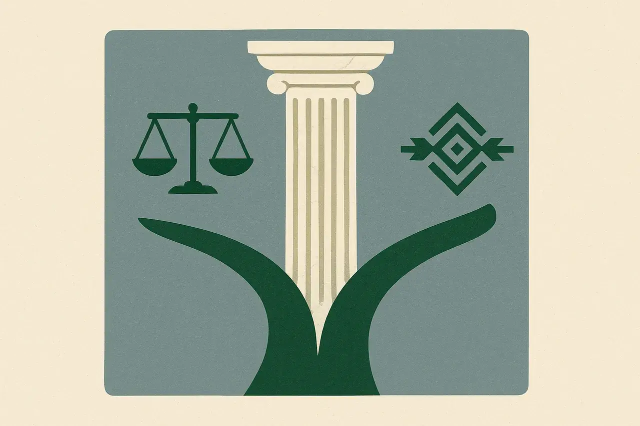 Editorial illustration for The Supreme Court's Ballroom Non-Decision: What Religious Exemptions Mean for Commercial Contracts