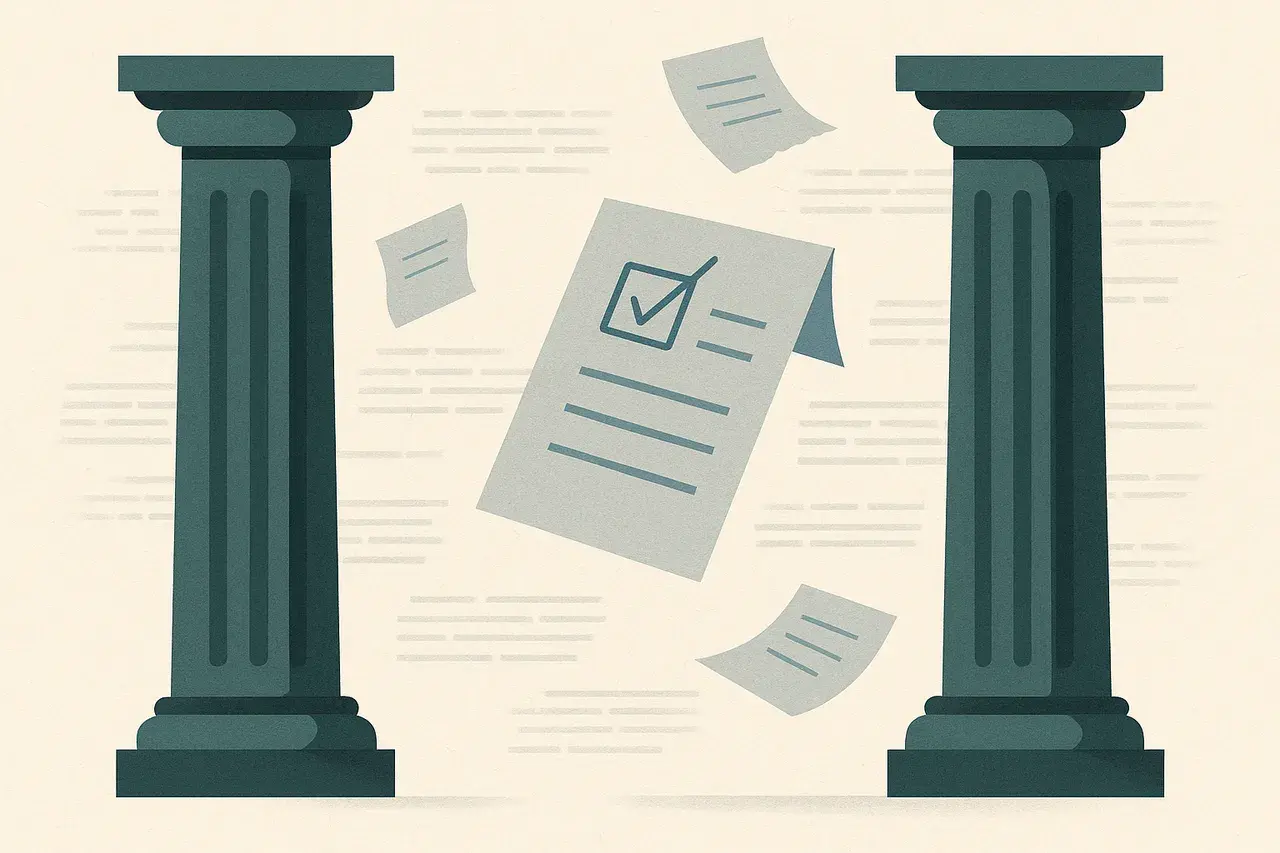Editorial illustration for Trump Mail Voting Order: Legal and Contractual Fallout for Election Compliance and Supply-Chain Teams
