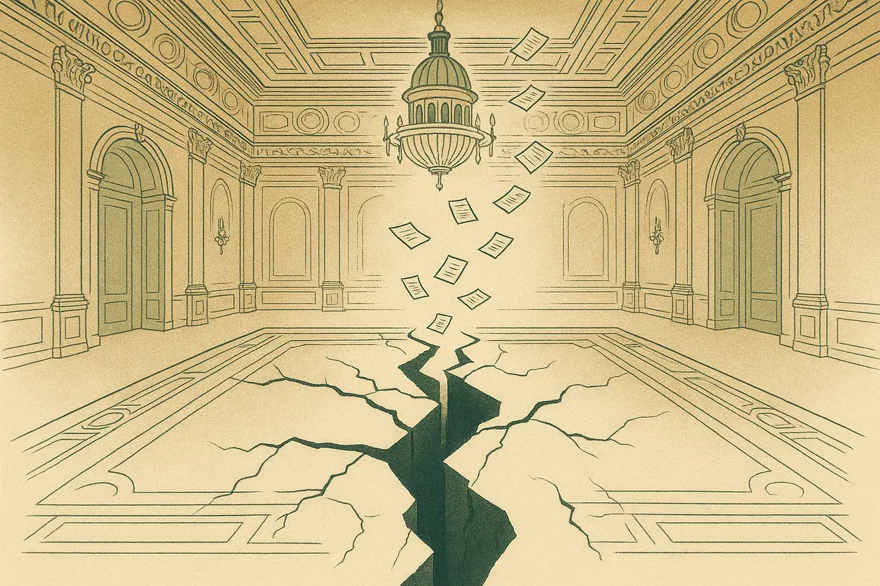 Editorial illustration for Trump's Supreme Court Ballroom Dispute: What Commercial Lease and Property Contract Disputes Reveal About High-Stakes Litigation