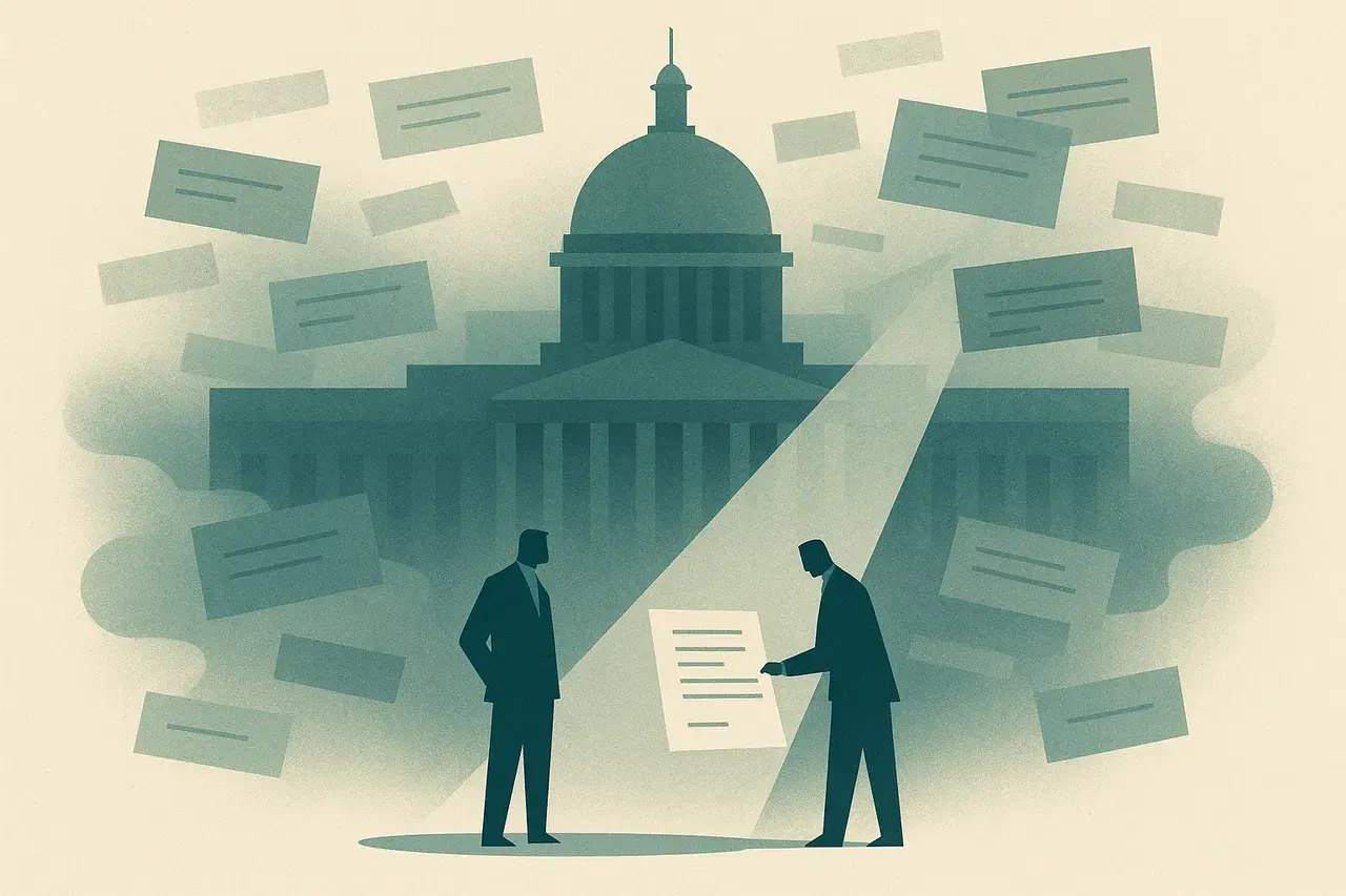 Editorial illustration for AI Regulation in the US: What the Legislative Vacuum Means for Your Contracts Right Now