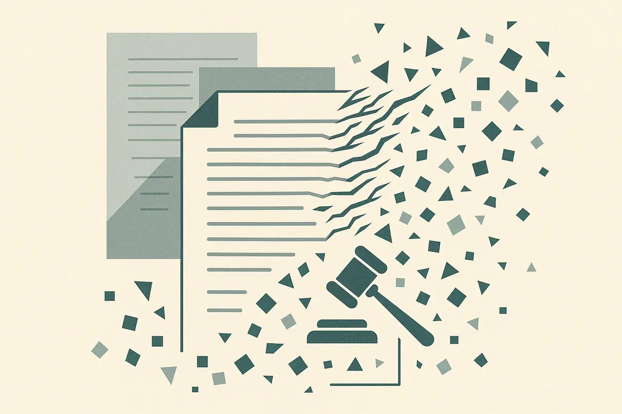 Editorial illustration for When Legal Arguments Collapse Into 'That Would Be Absurd': Lessons for Contract Drafters