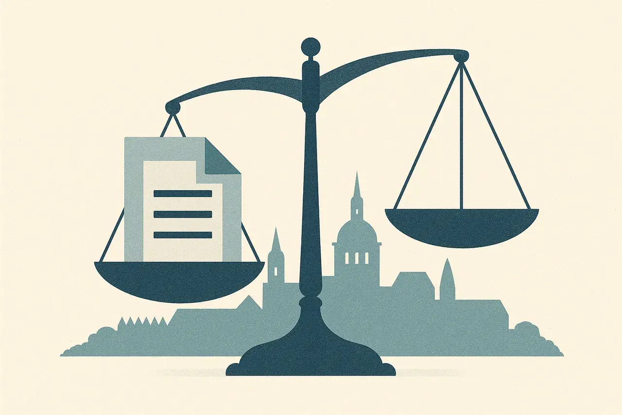 Editorial illustration for When Neutrality Becomes a Position: What Lawyers Can Learn from the Verfassungsblog Debate